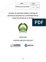 Informe Auditoria Sistema de Gestion de Seguridad de La Informacion