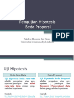 11 - Pengujian Hipotesis Proporsi