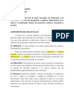 2.2 Componentes Del Nivel de Salud. Conceptos de Enfermedad y de