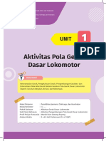 Buku Guru PJOK - Pendidikan Jasmani, Olahraga, Dan Kesehatan: Aktivitas Pola Gerak Dasar Lokomotor Buku Panduan Guru SD Kelas I Unit 1 - Fase A