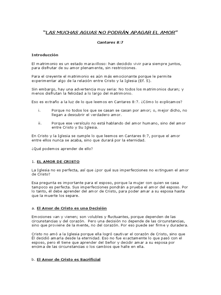 Amor eterno en el matrimonio cristiano | PDF | Amor | Cristo (título)