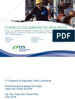 Directrices Gestión Del Riesgo ISO 31000 2018 CCS C51