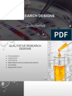 Qualitative Research Design