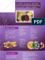 Granos, Semillas, Oleaginosas Derivados. Componentes y Propiedades Funcionales de La Materia Proteica y Lipídica Vegetales