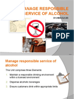 Handout For Bar Management