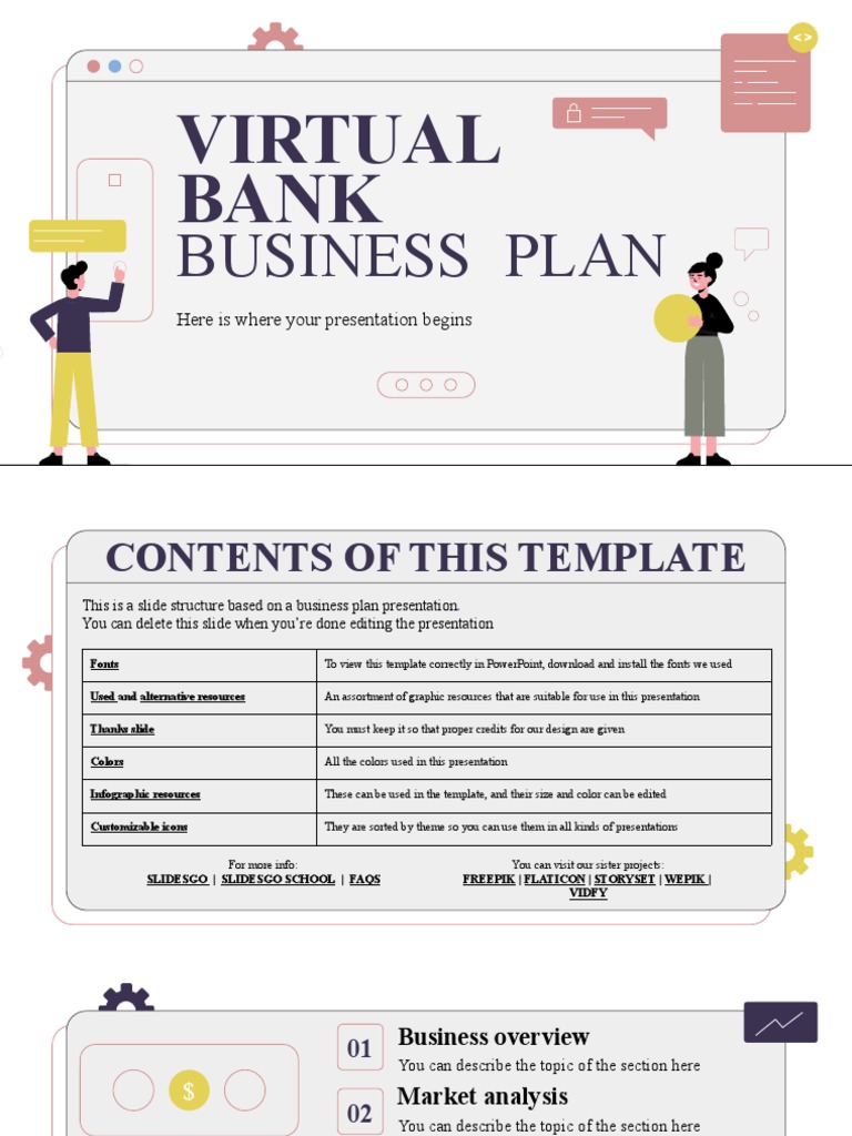 Virtual Bank Business Plan by Slidesgo | PDF | Planets | Mercury (Planet)