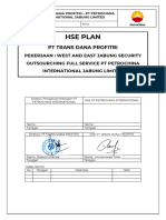 HSE Plan Petrochina Oktober 2022