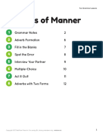 116 - Adverbs of Manner - US - Student 6th Grade