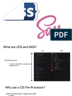 Less Vs Sass