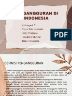 Pengangguran Di Indonesia - Kelompok 7