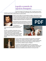 Biografía Resumida de Napoleón Bonaparte