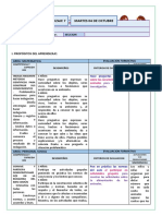 Sesion de Aprendizaje 7 - Martes 04 de Octubre