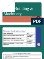 Land, Building and Machinery - 0