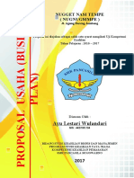 Contoh Sistematika Proposal Usaha