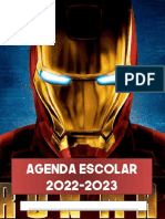 Agenda ESCOLAR PARA MAESTRO Iron Man