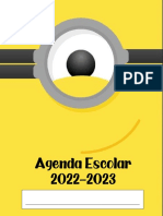 Agenda Minions PARA EL MAESTRO 2022