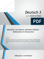 Deutsch 3 - Akkusativ