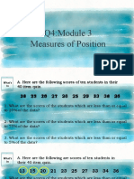 Q4 M3 Measures of Positions
