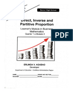 Week 3 Proportion Business Math