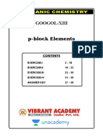 Inorganic Chemistry p-Block Elements Exercise Questions