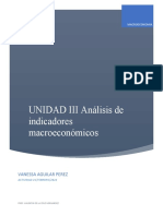 UNIDAD III Análisis de Indicadores Macroeconómicos