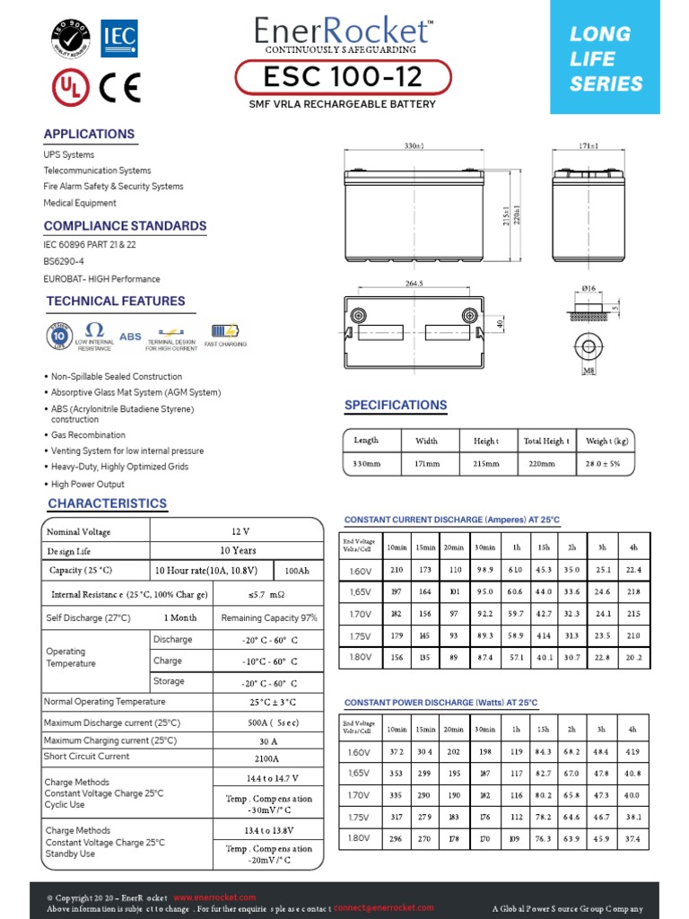 Battery | PDF | Electricity | Battery (Electricity)