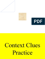 Context Clues Investigation