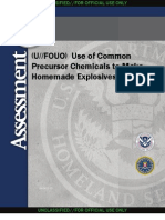 (U~~FOUO) HSA - Use of Common Precursor Chemicals to Make Homemade Explosives 08122010