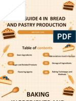 Bread and Pastry - Termnologies