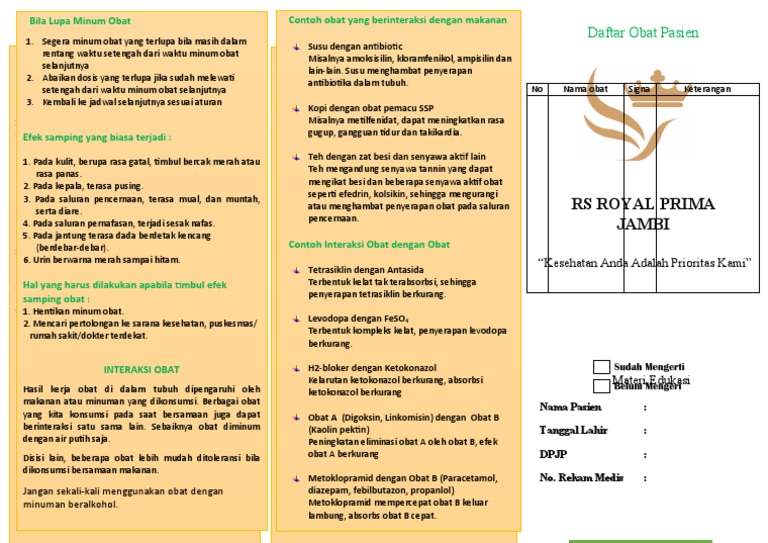 Jadwal dan Waktu Minum Obat yang Tepat | PDF