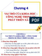 Chuong - 4 - VAI TRÒ CỦA KHOA HỌC CÔNG NGHỆ