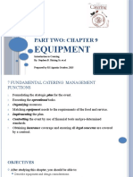 Chapter 9 CNB Part II Equipment