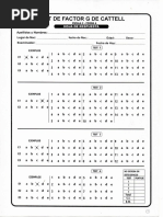 Test de Cattell Escala 1 para Niños | PDF | Inteligencia | Cociente de ...