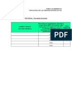 Porcentaje de Trabajo - TA3