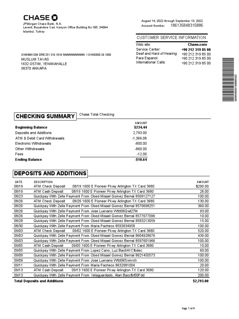 Muslum Tavas | PDF | Banks | Deposit Account