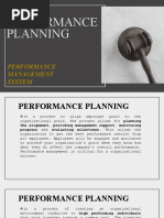 Performance Planning