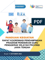 Panduan Rapat Koordinasi Pendampingan Program PGP Wilayah Provinsi Jawa Tengah