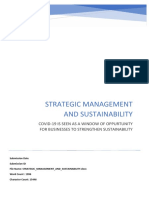 Strategic Management and Sustainability