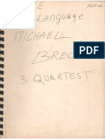 Micheal Brecker Solo Transcriptions by Trent Kynston 3 Quartets