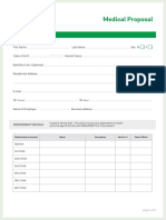 Capital Life Medical Proposal Form