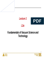 Fundamentals of Vacuum Science-L02a