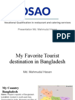 My Favorite Tourist Destination in Bangladesh