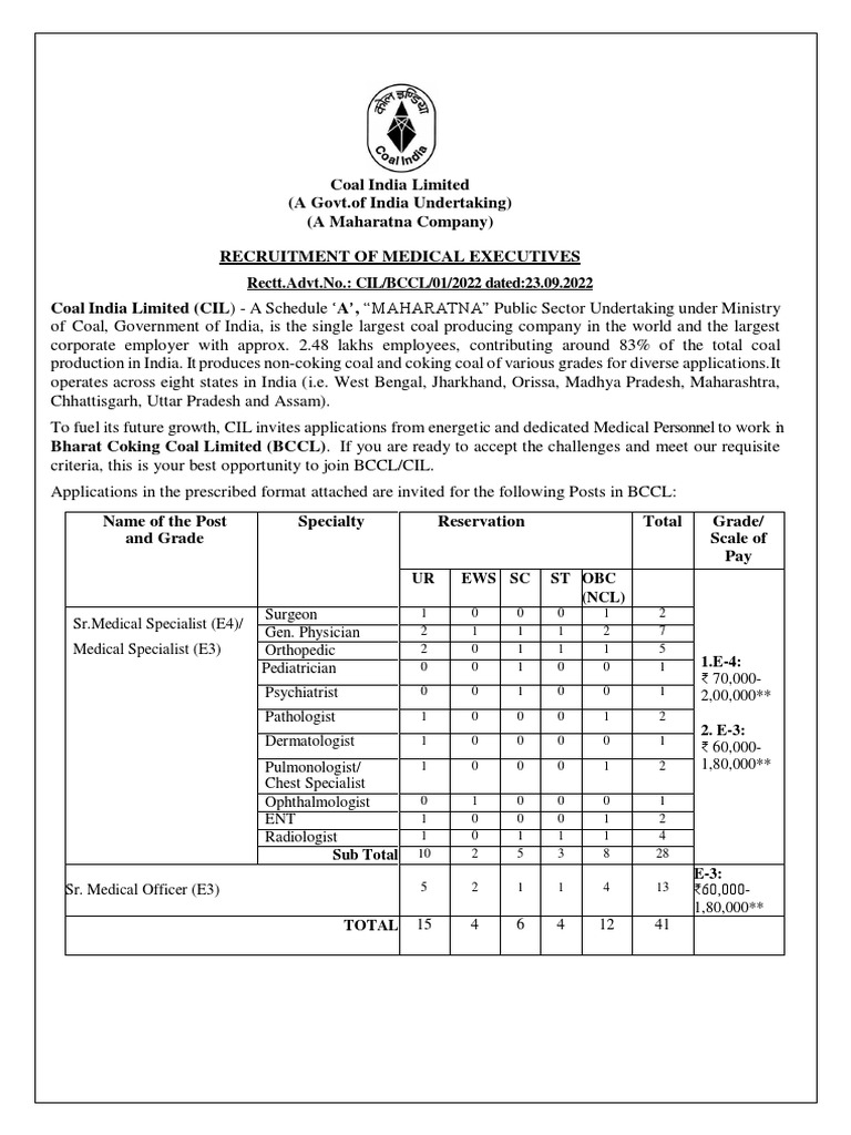 Final Advertisement BCCL 2022 PDF Postgraduate Education Health Care