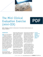 The Mini Clinical Evaluation Exercise