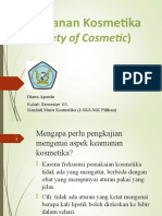 2. Safety of Cosmetic