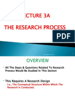 Lecture 3a Research Process