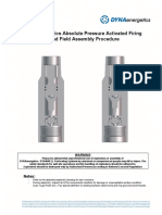 DYNAenergetics Absolute Pressure Activated Firing Head Field Assembly Procedure