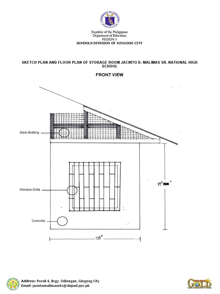 Sketch Map Storage Room | PDF