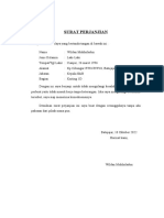 Surat Perjanjian - Wildan Mukholadun