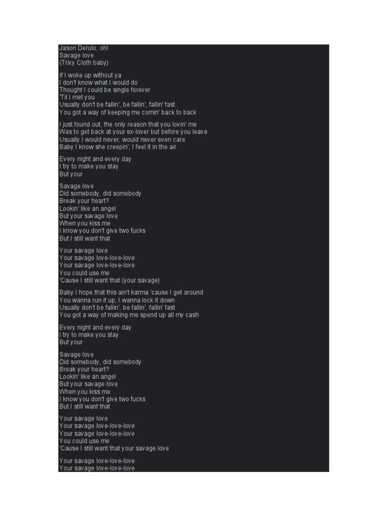 savage love mp3